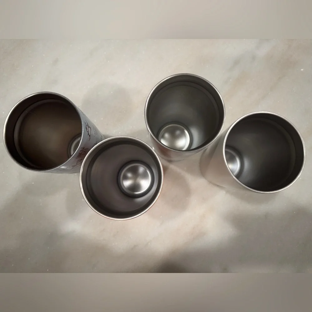 4 Rae Dunn Tumblers 17oz. (Lids NOT included)